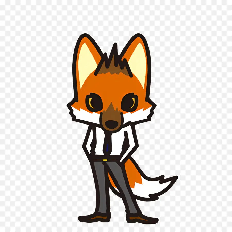 Retsuko Agressif，Renard En Costume PNG