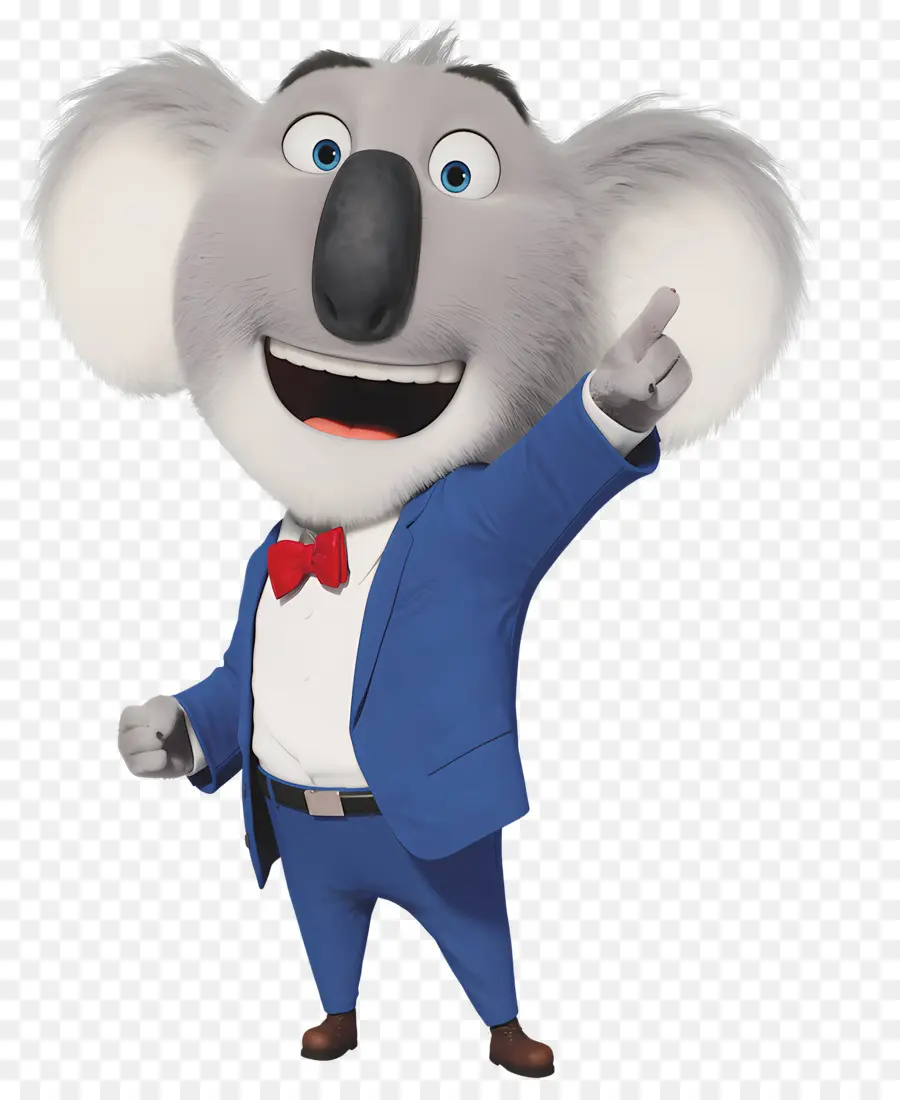 Chanter 2，Koala En Costume PNG