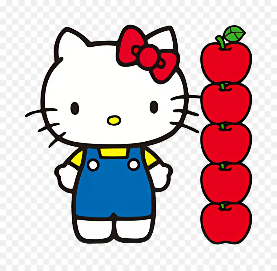 Bonjour Kitty，Hello Kitty Aux Pommes PNG