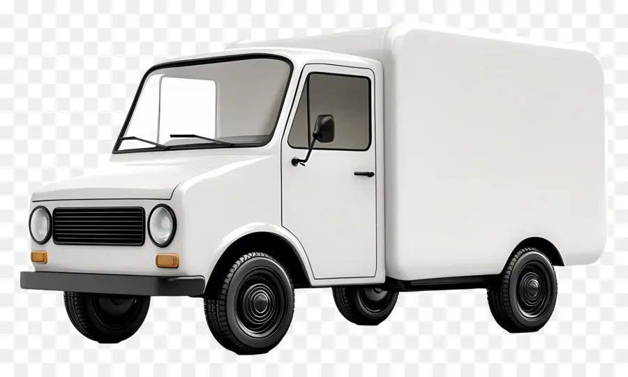 Voiture De Livraison，Camion De Livraison Blanc PNG