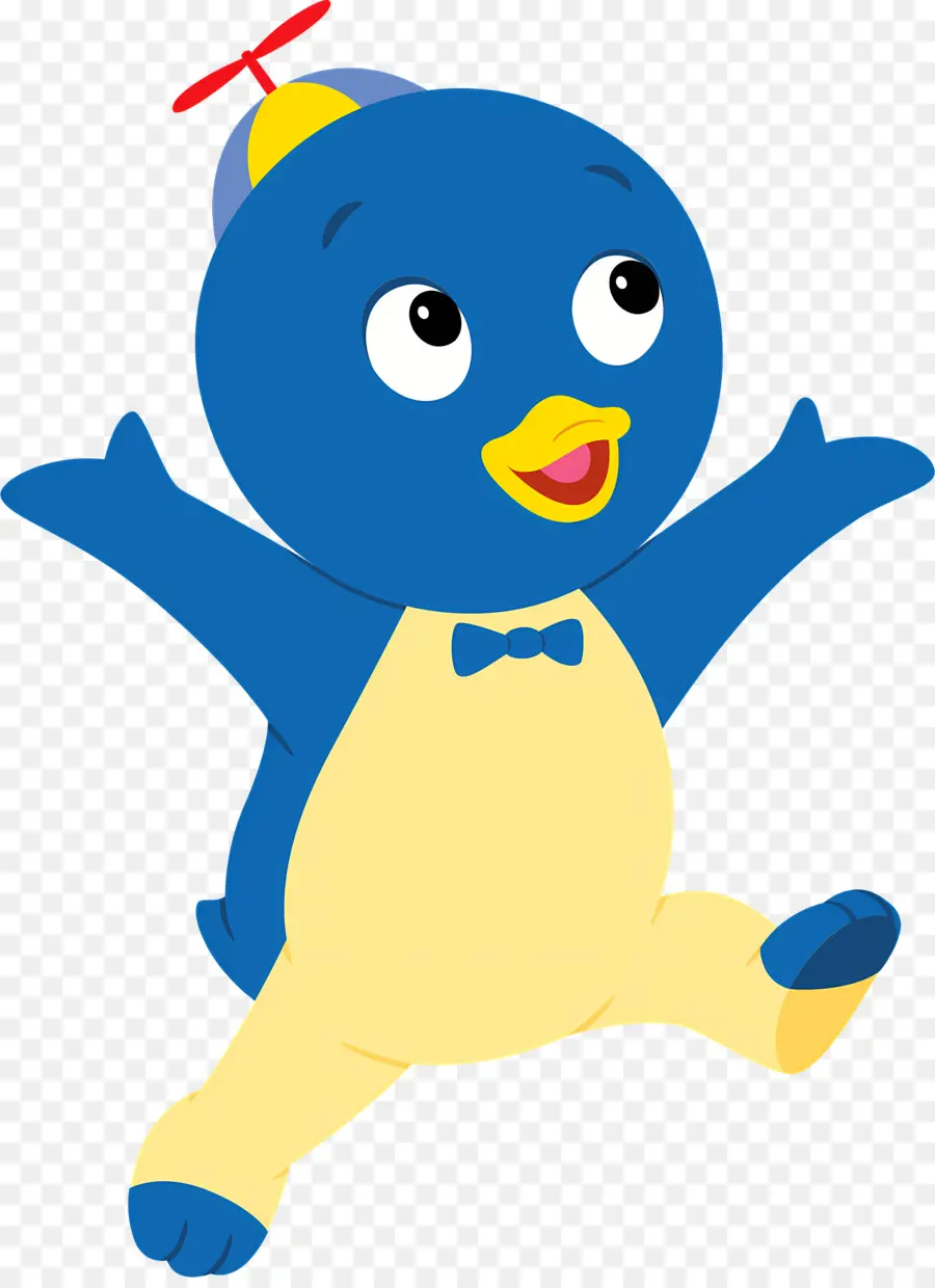 Les Mélodilous，Pingouin Bleu PNG