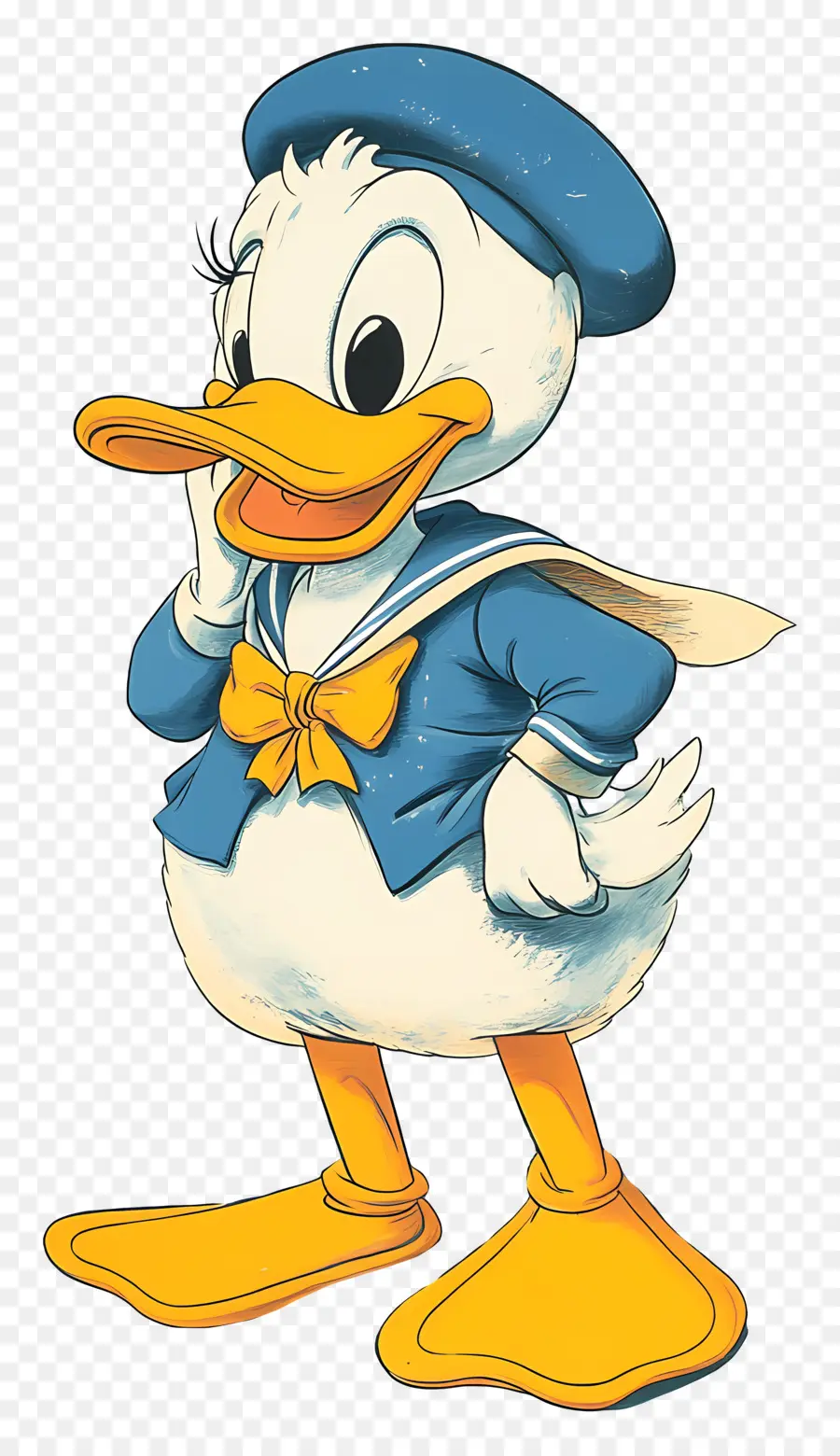 Donald Canard，Canard En Tenue Formelle PNG