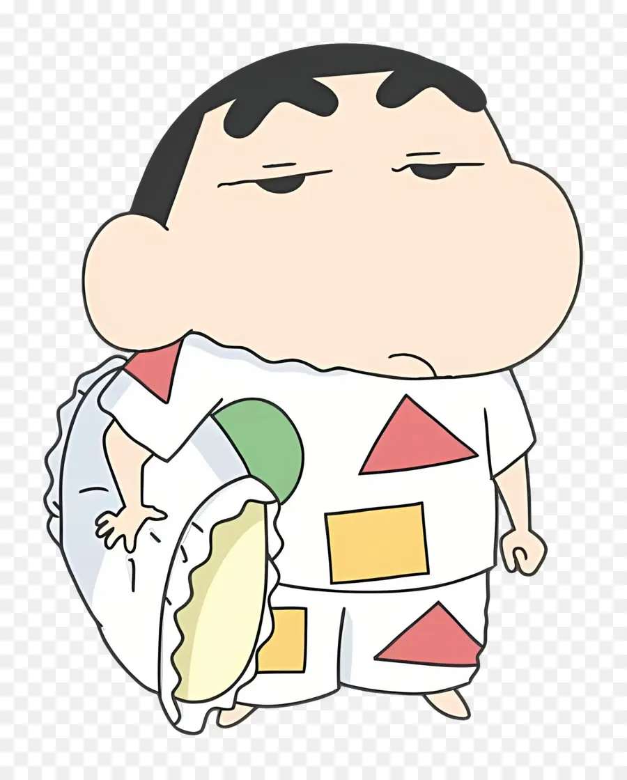 Shin Chan，Garçon De Dessin Animé En Pyjama PNG