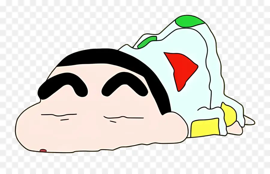 Shin Chan，Garçon De Dessin Animé Qui Dort PNG