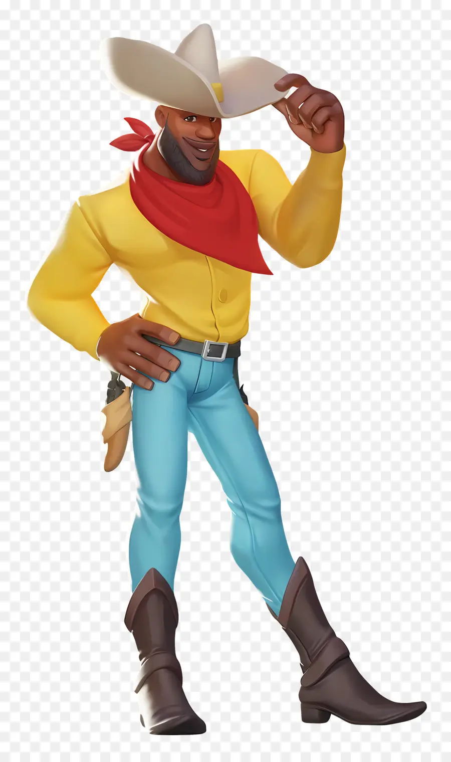 Lebron，Caractère De Cow Boy PNG