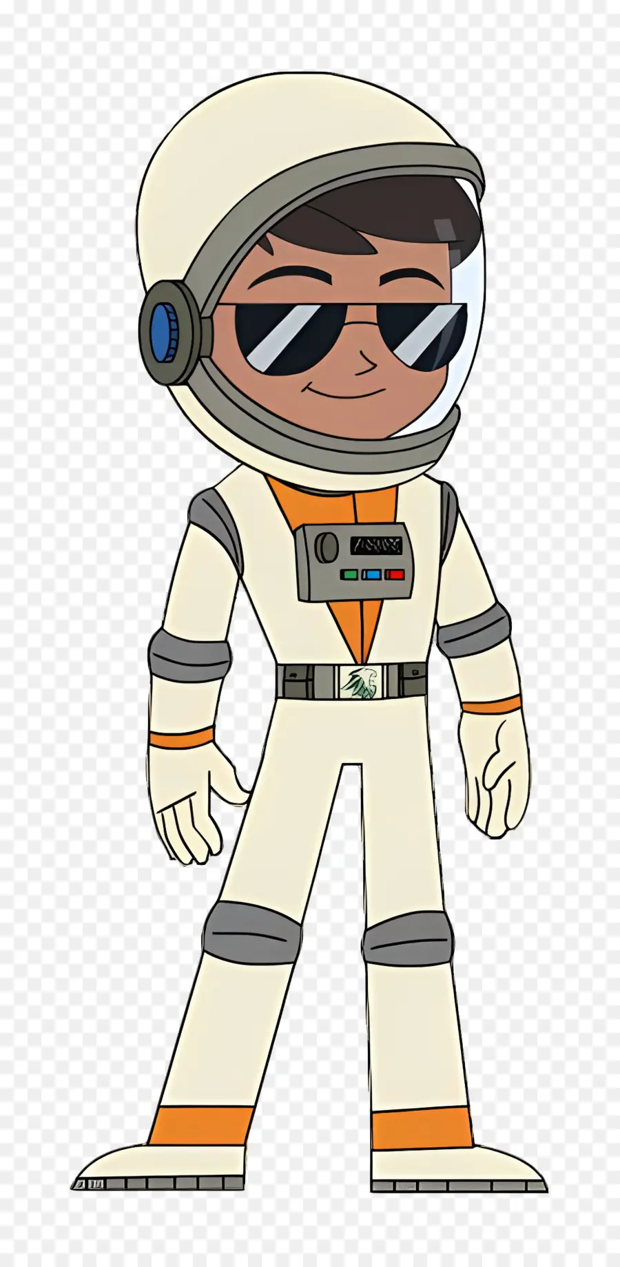 Petit Singham，Personnage De Dessin Animé En Combinaison Spatiale PNG