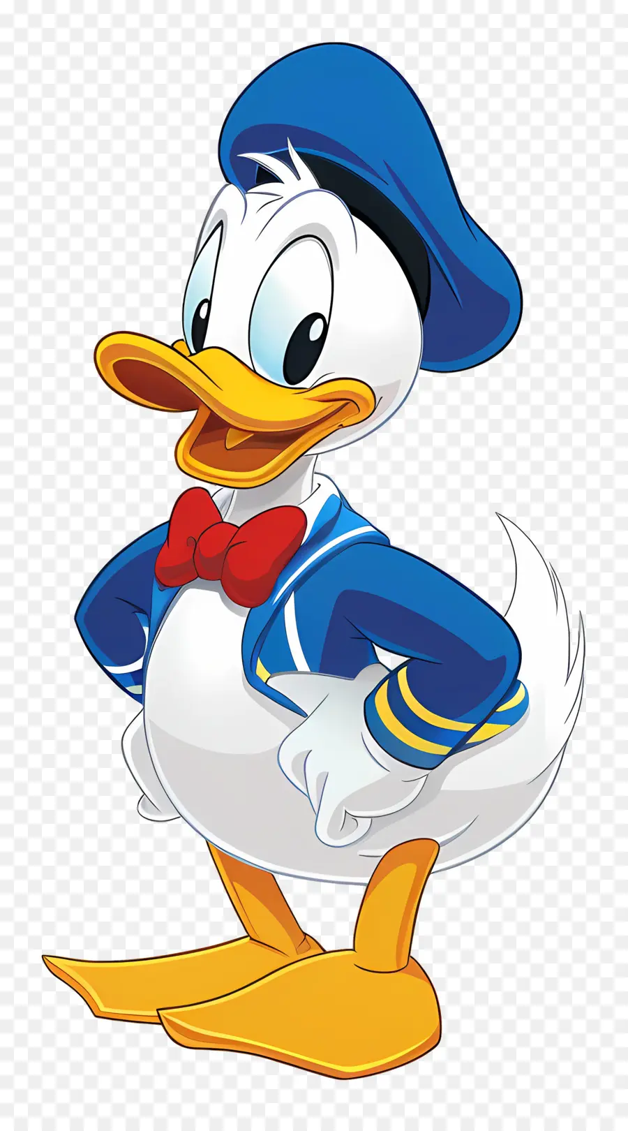 Donald Canard，Canard En Tenue Formelle PNG