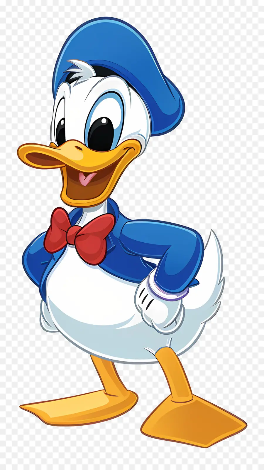 Donald Canard，Canard En Tenue Formelle PNG