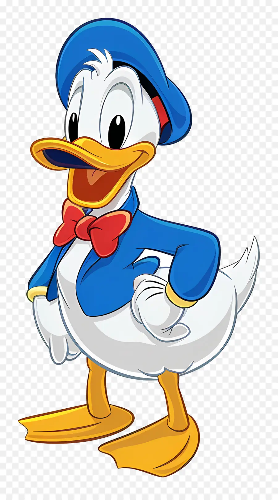 Donald Canard，Canard En Tenue Formelle PNG