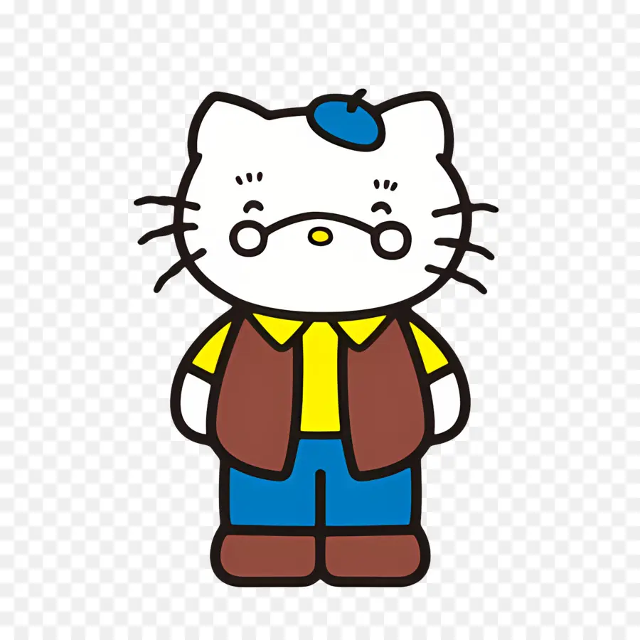 Bonjour Kitty，Personnage De Chat De Dessin Animé PNG