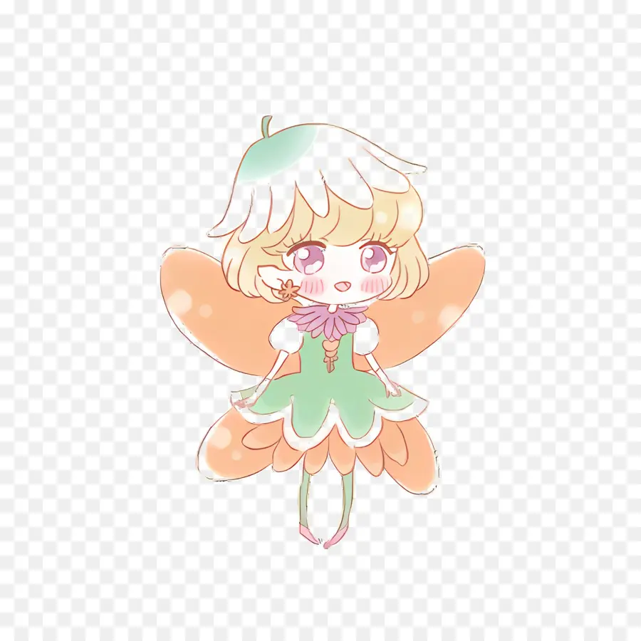 Rilu Rilu Fairilu，Fée Orange PNG