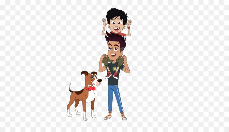 Chikoo Aur Bunty，Famille De Dessin Animé PNG