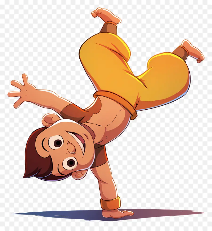 Chhota Bheem，Garçon Acrobate PNG