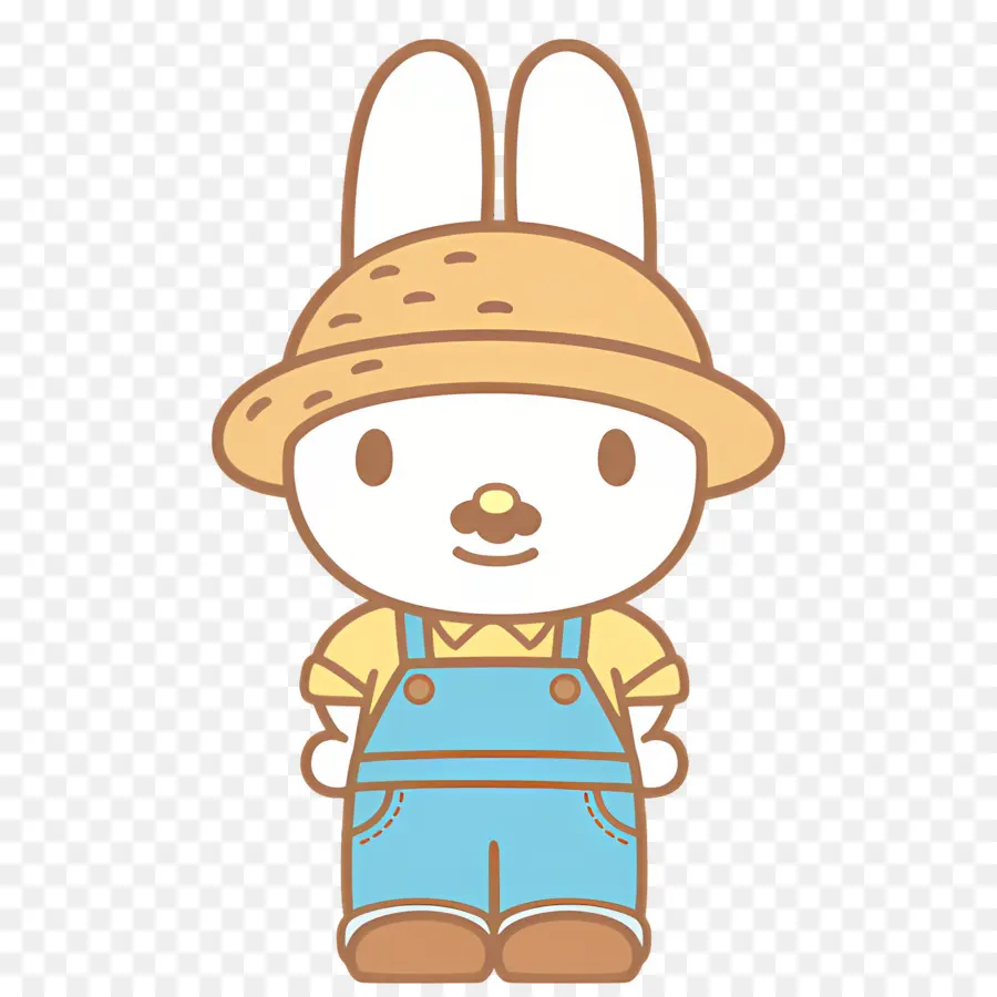 Ma MÉlodie，Lapin En Salopette PNG