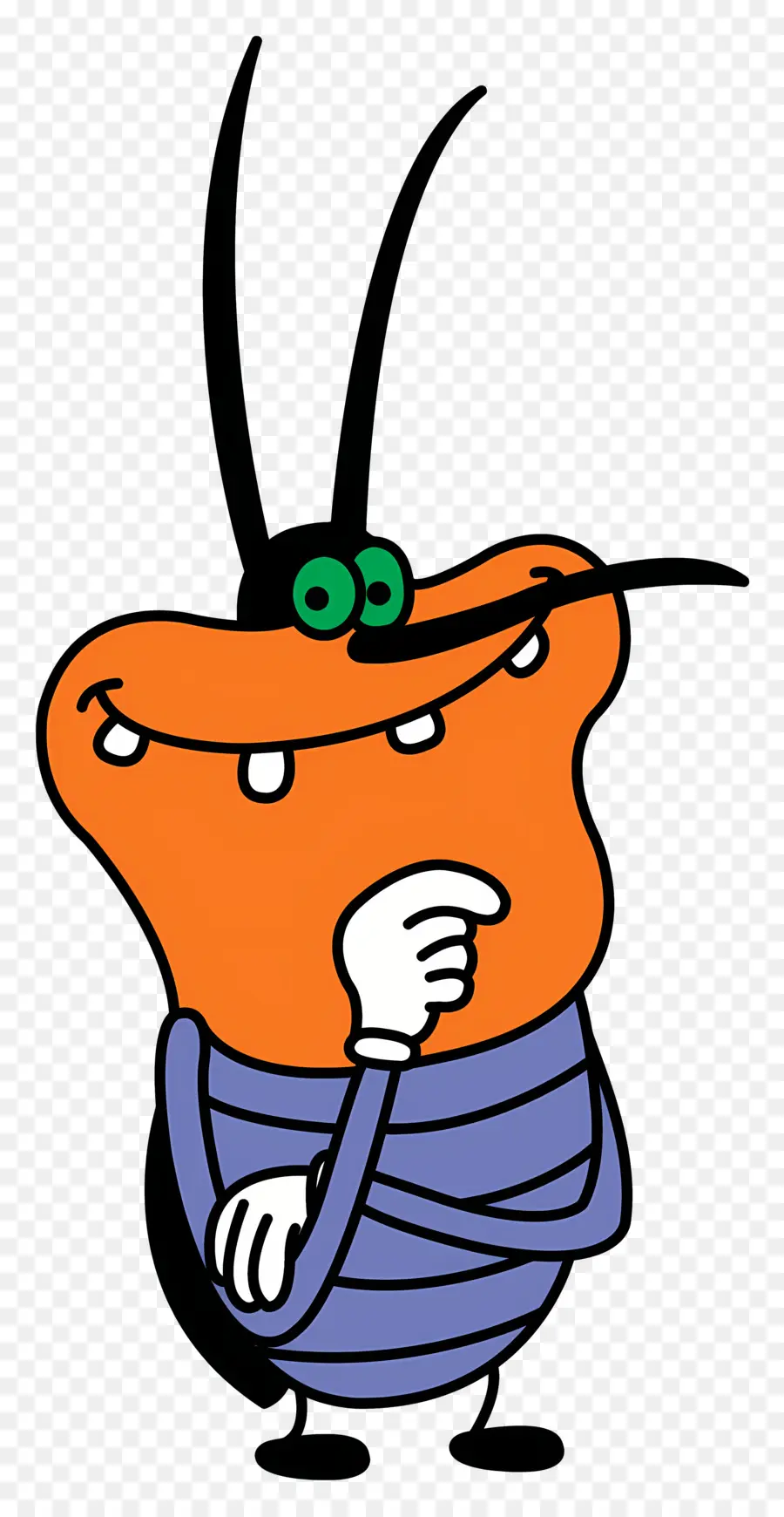 Oggy Et Les Cafards，Insecte De Dessin Animé Orange PNG