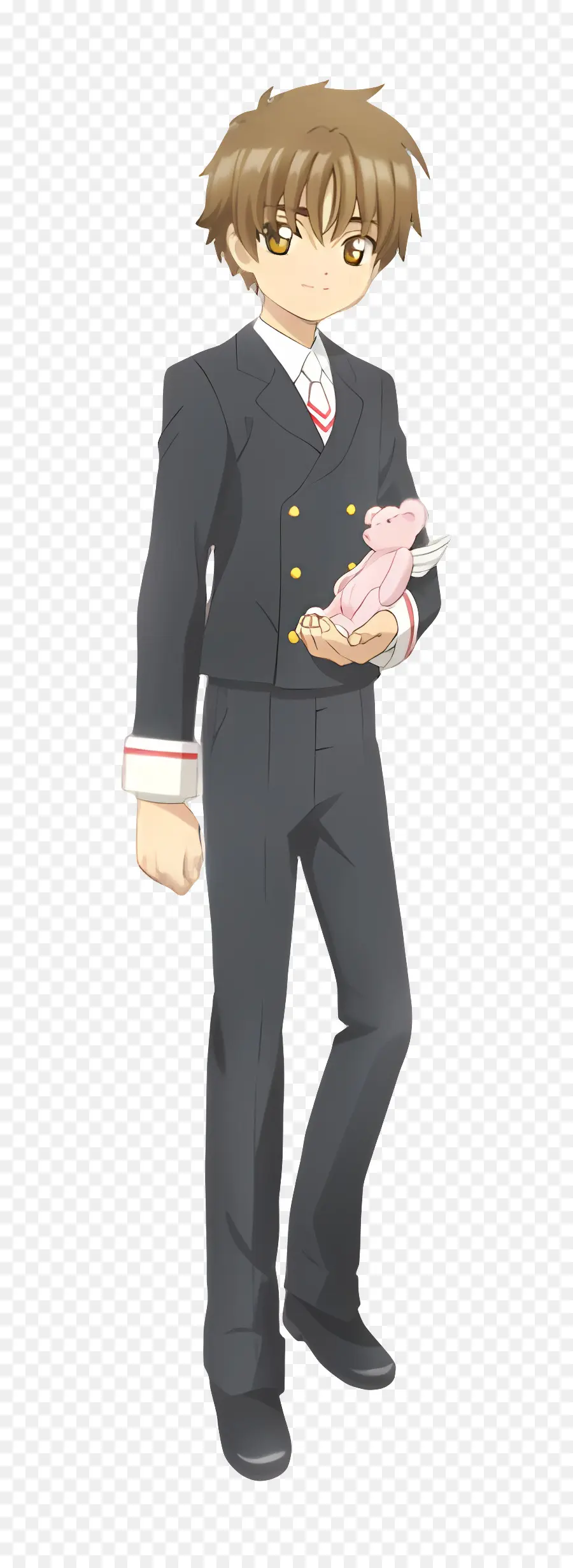 Syaoran Li，Garçon Anime En Costume PNG