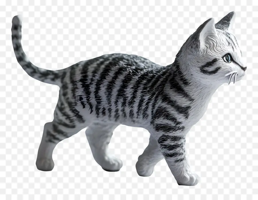 Chat Qui Marche，Chat Rayé PNG