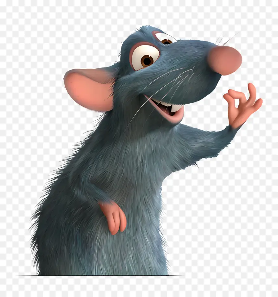 Ratatouille，Rat Bleu PNG