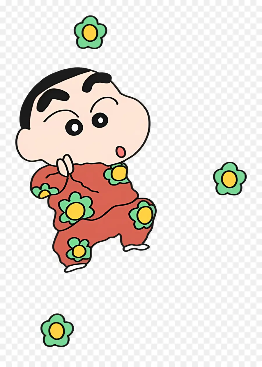 Shin Chan，Garçon Dansant PNG