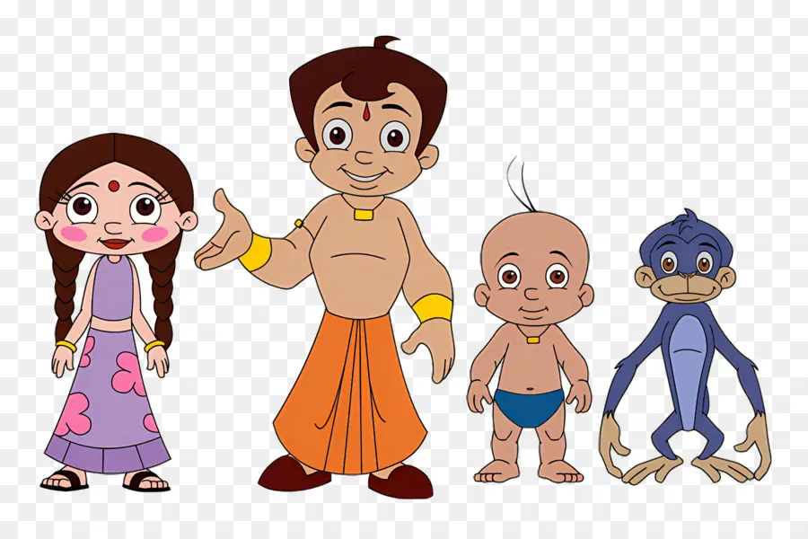 Chhota Bheem，Personnages De Dessins Animés PNG