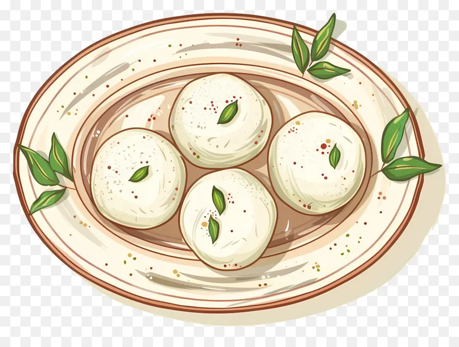 Rasgulla，Boules De Mozzarella PNG