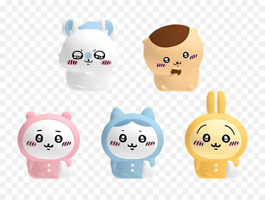 Chiikawa，Figurines D'animaux Mignons PNG