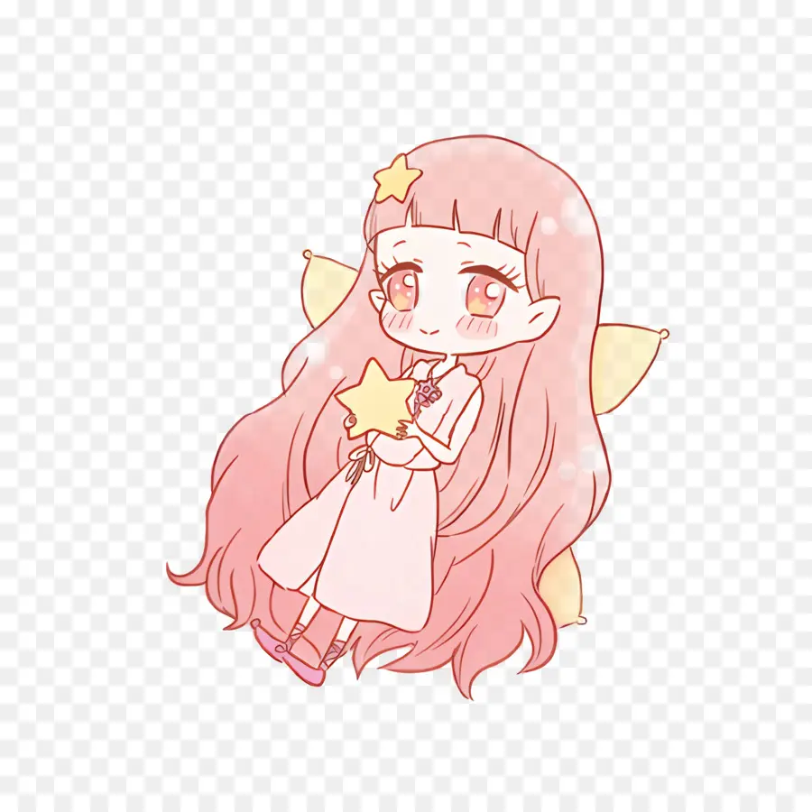 Rilu Rilu Fairilu，Fille Avec étoile PNG