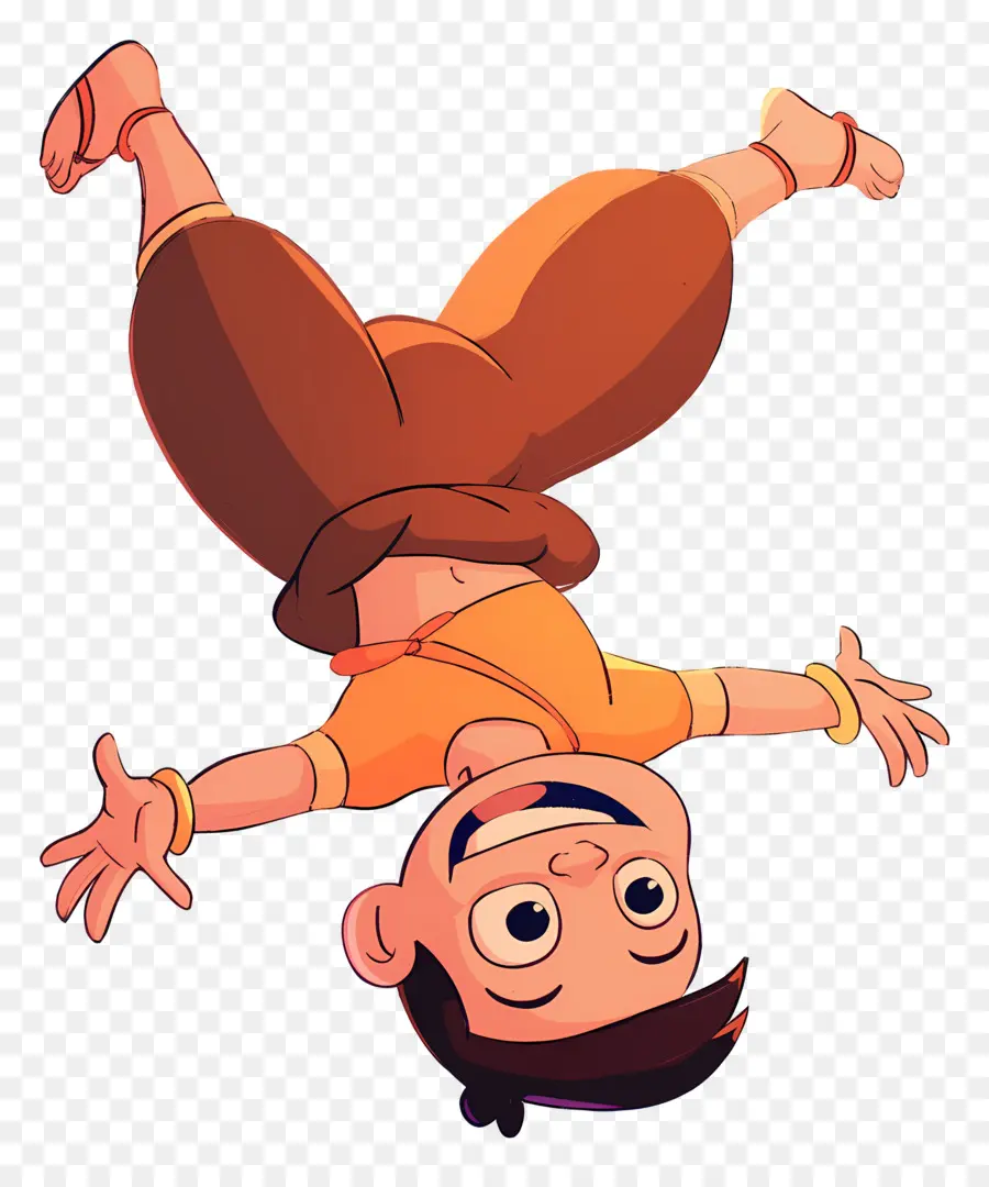 Chhota Bheem，Garçon Acrobate PNG