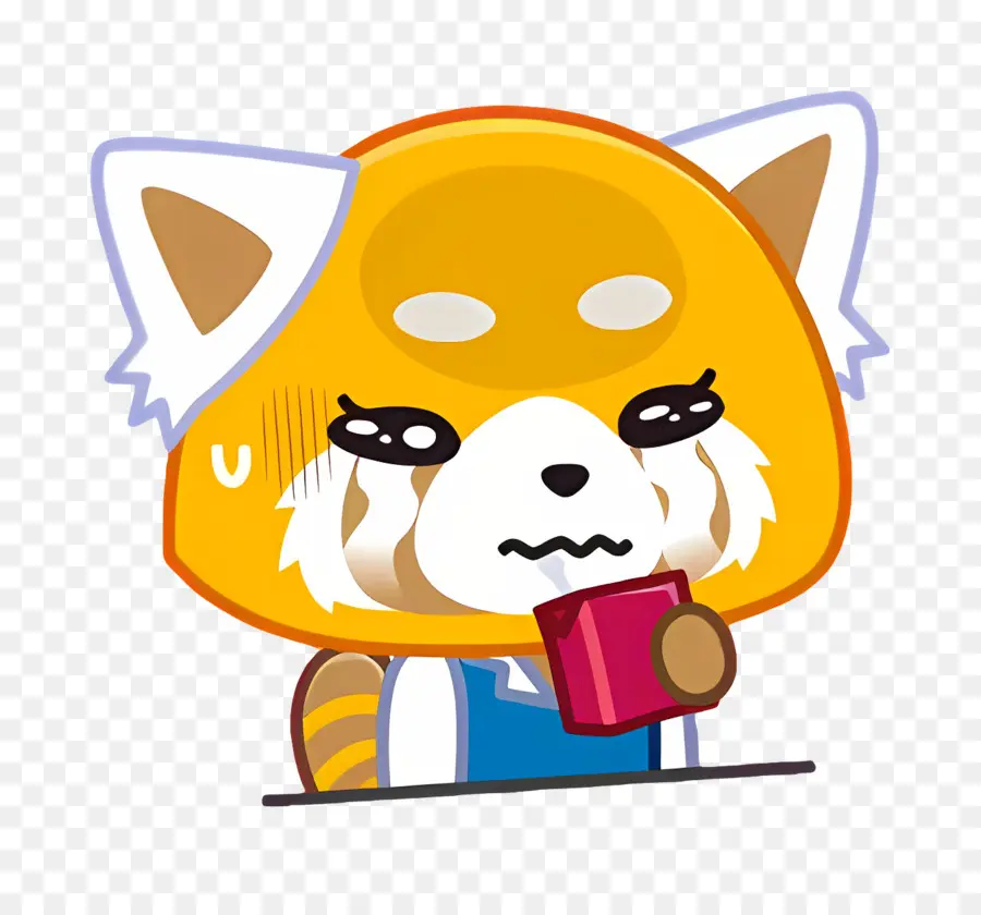 Agretsuko，Personnage De Panda Roux PNG