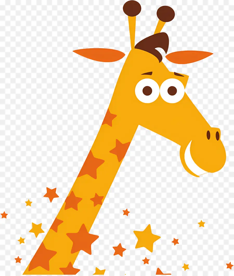 Geoffroy La Girafe，Girafe De Dessin Animé PNG