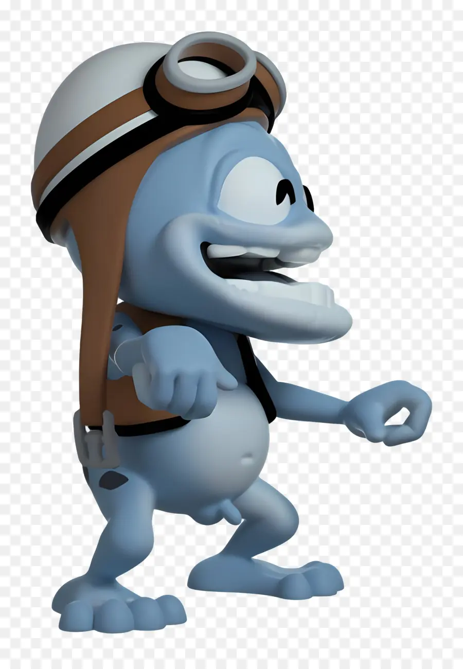 Grenouille Folle，Vue Latérale De Crazy Frog PNG