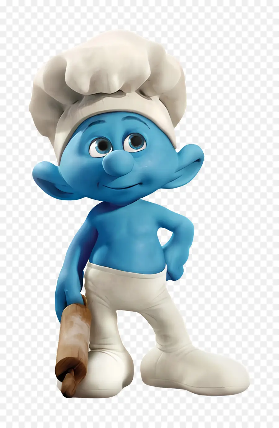 Schtroumpf Boulanger，Personnage De Dessin Animé Bleu PNG