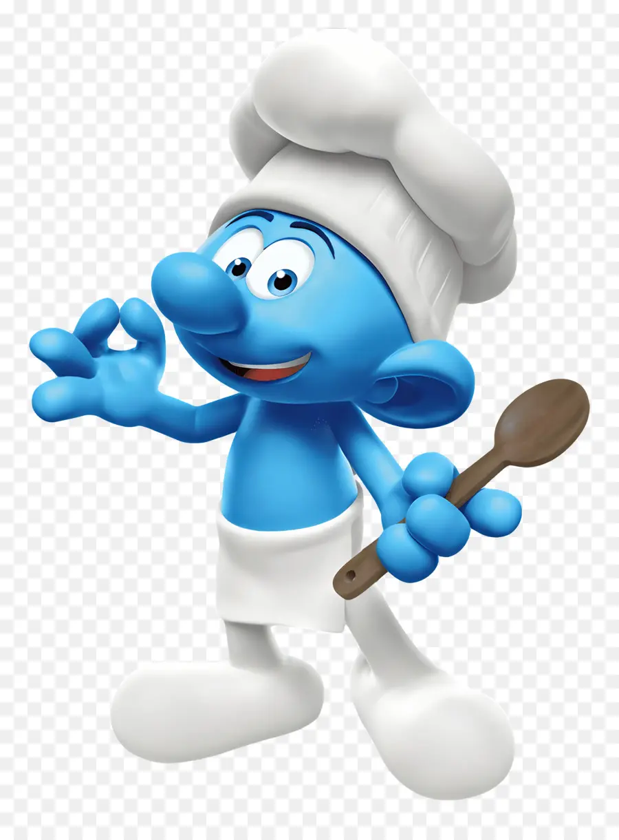 Chef Schtroumpf，Cuillère PNG